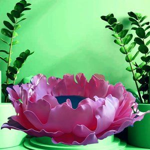 Giant peony for baby and little kids photoshoots.